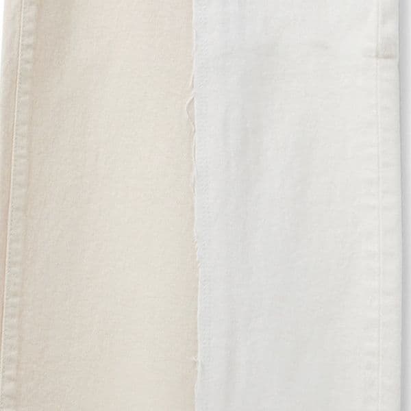 Re-Work Panel Grace | Natural Ecru | High Rise | Wide Jean